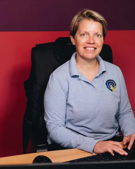 Cécile Simonin, fondatrice de LRT Consulting, à son bureau